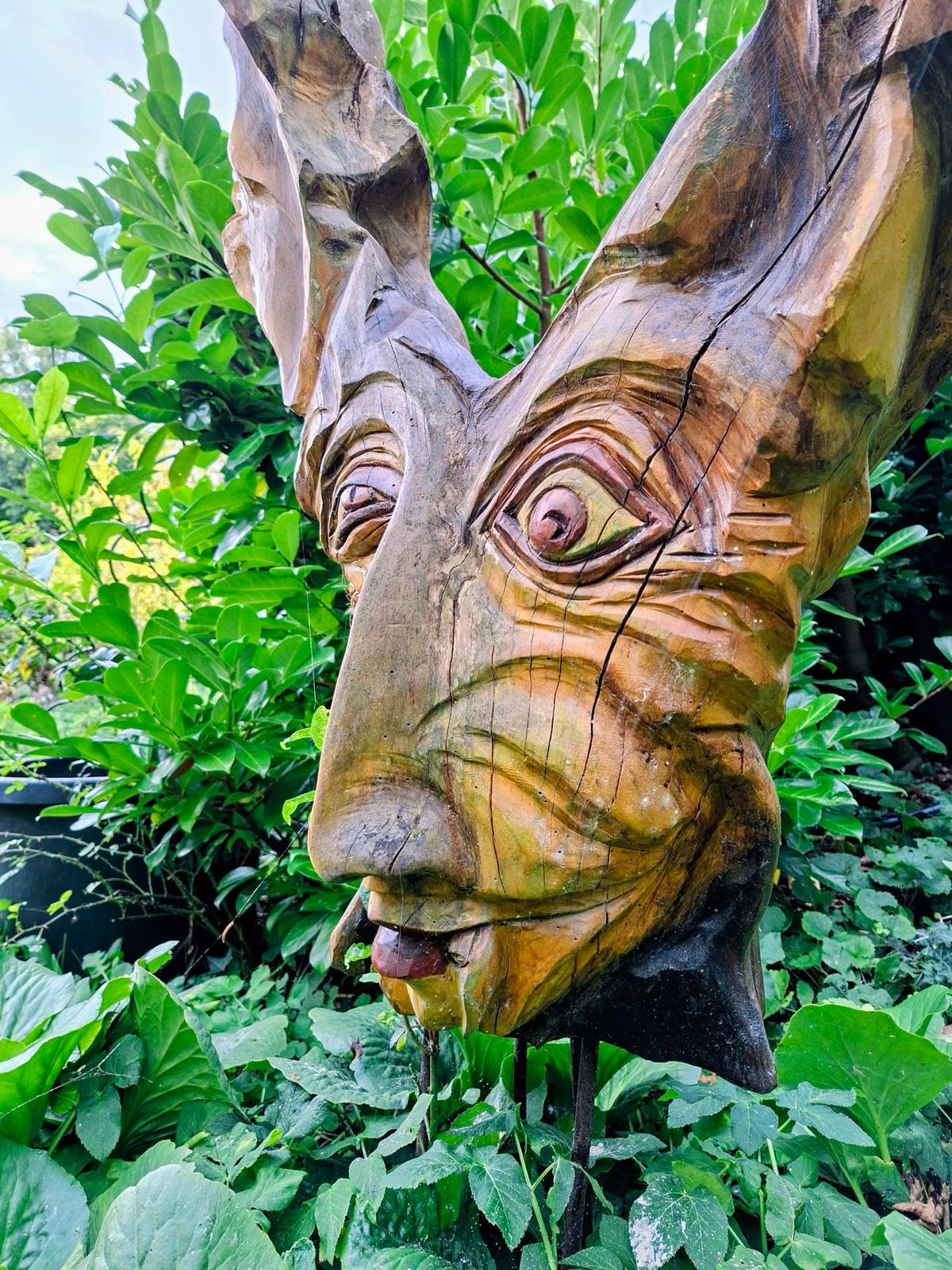 Hüterin des Gartens – Nahansicht